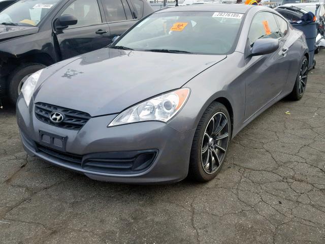 KMHHT6KD5CU070471 - 2012 HYUNDAI GENESIS CO GRAY photo 2