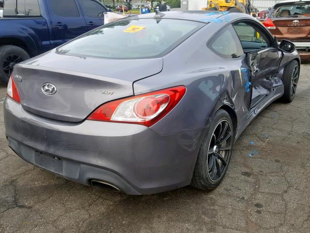 KMHHT6KD5CU070471 - 2012 HYUNDAI GENESIS CO GRAY photo 4