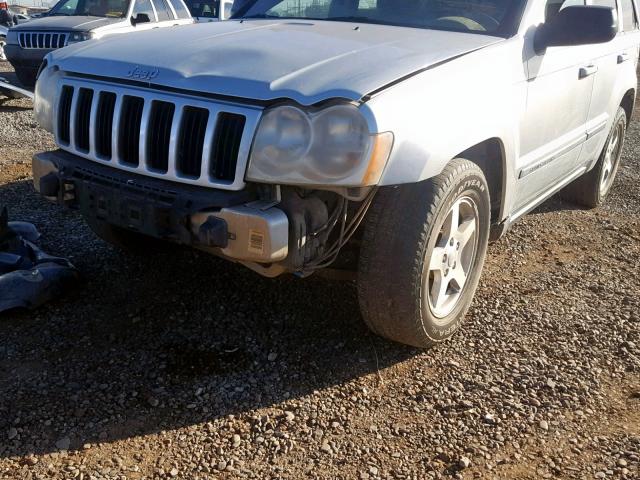 1J8GR48K47C538185 - 2007 JEEP GRAND CHER GRAY photo 9