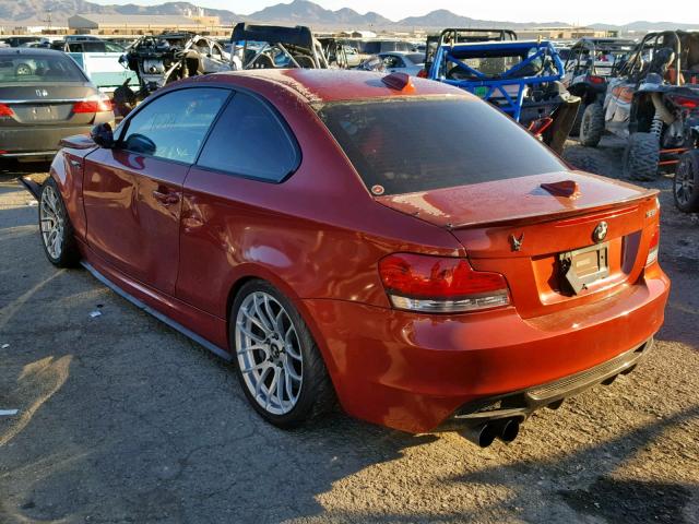 WBAUC73558VF23070 - 2008 BMW 135 I ORANGE photo 3