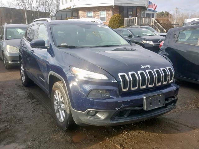 1C4PJMCS9EW140293 - 2014 JEEP CHEROKEE L BLUE photo 1