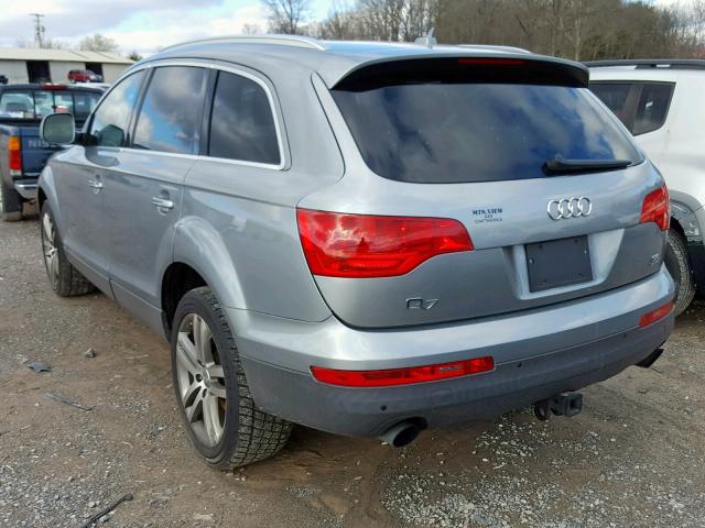 WA1BY74L17D076600 - 2007 AUDI Q7 3.6 QUA SILVER photo 3