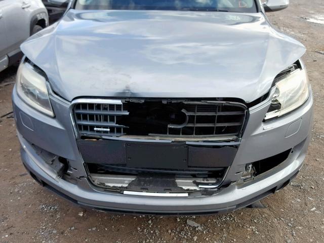 WA1BY74L17D076600 - 2007 AUDI Q7 3.6 QUA SILVER photo 7