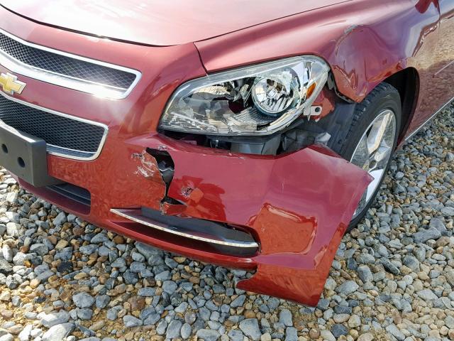 1G1ZC5E15BF212379 - 2011 CHEVROLET MALIBU 1LT 红色 照片 9
