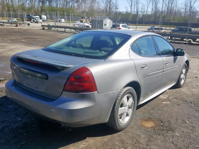 2G2WP552781104907 - 2008 PONTIAC GRAND PRIX GRAY photo 4