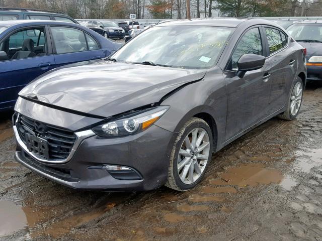 3MZBN1V71HM121356 - 2017 MAZDA 3 TOURING GRAY photo 2