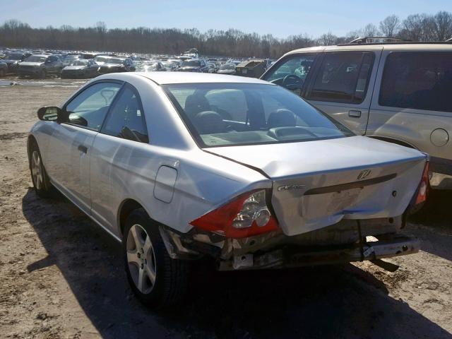 1HGEM21114L062168 - 2004 HONDA CIVIC DX V SILVER photo 3