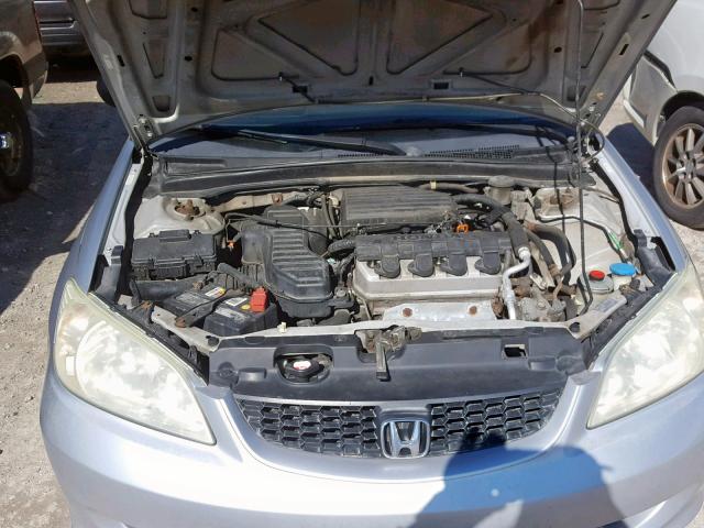 1HGEM21114L062168 - 2004 HONDA CIVIC DX V SILVER photo 7