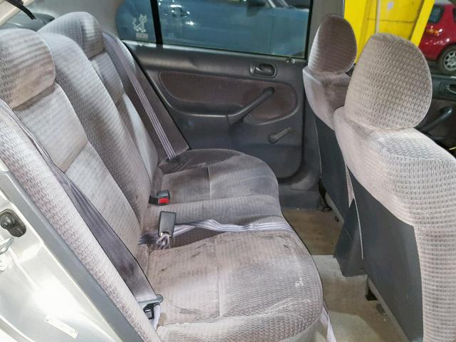 2HGEJ6617XH557078 - 1999 HONDA CIVIC BASE SILVER photo 6
