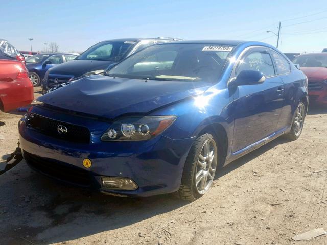 JTKDE167890295948 - 2009 TOYOTA SCION TC BLUE photo 2