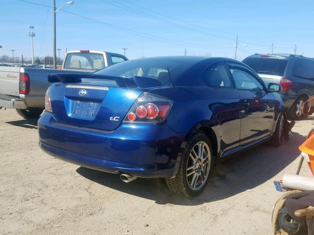 JTKDE167890295948 - 2009 TOYOTA SCION TC BLUE photo 4
