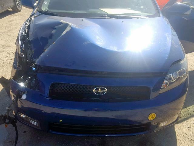 JTKDE167890295948 - 2009 TOYOTA SCION TC BLUE photo 7