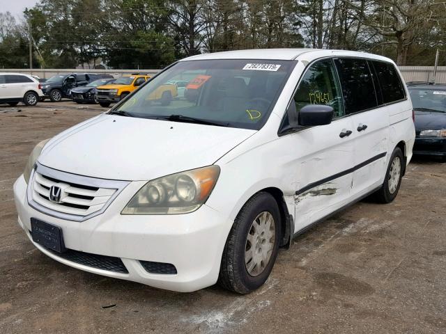 5FNRL38298B064301 - 2008 HONDA ODYSSEY LX WHITE photo 2