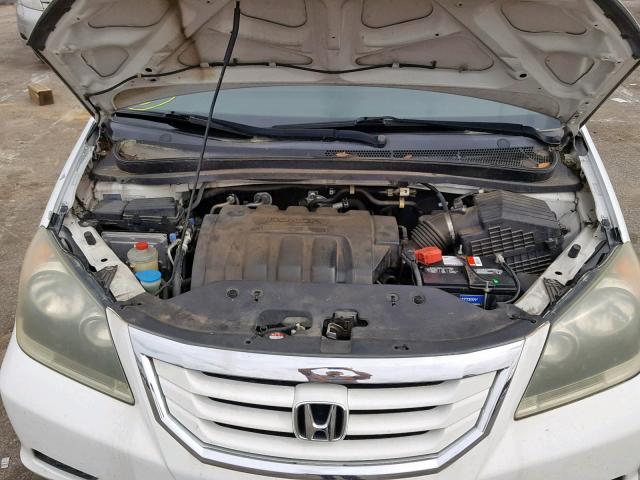 5FNRL38298B064301 - 2008 HONDA ODYSSEY LX WHITE photo 7