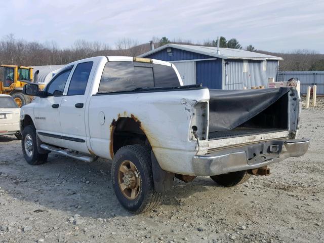 3D7KS28C35G795003 - 2005 DODGE RAM 2500 S თეთრი ფოტო 3