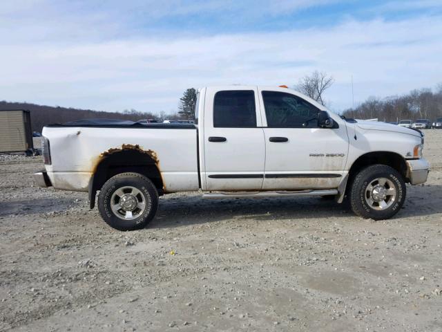 3D7KS28C35G795003 - 2005 DODGE RAM 2500 S თეთრი ფოტო 9