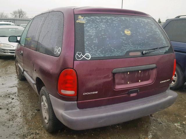 2B4FP25B2WR763340 - 1998 DODGE CARAVAN PURPLE photo 3