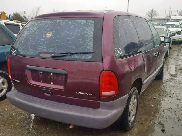 2B4FP25B2WR763340 - 1998 DODGE CARAVAN PURPLE photo 4