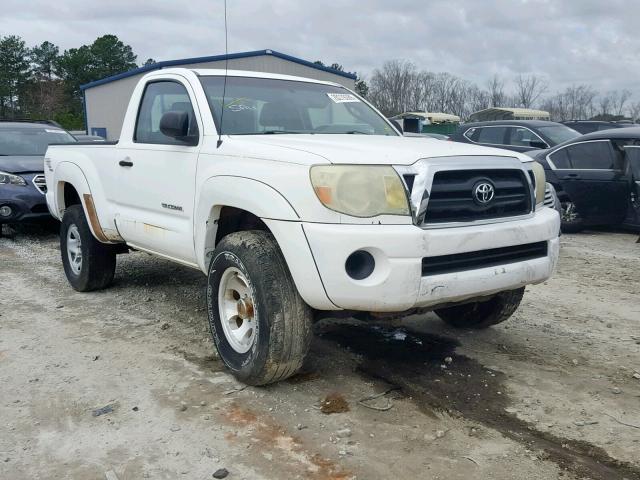 5TENX62N66Z300521 - 2006 TOYOTA TACOMA PRE WHITE photo 1