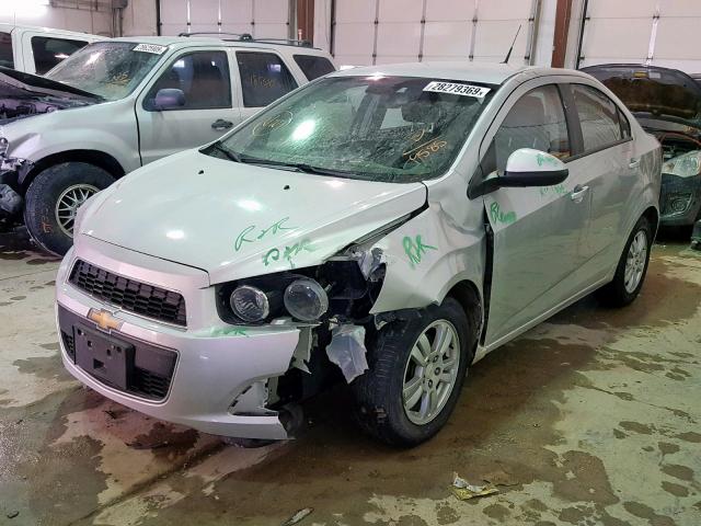 1G1JA5SH3C4159585 - 2012 CHEVROLET SONIC LS 银色 照片 2