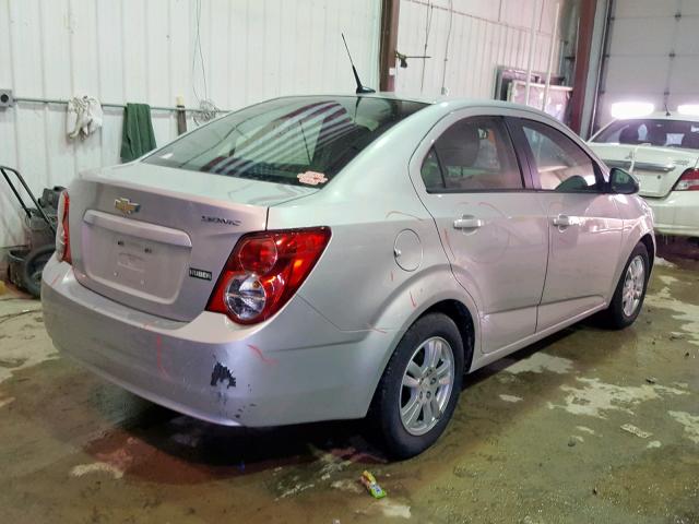 1G1JA5SH3C4159585 - 2012 CHEVROLET SONIC LS 银色 照片 4