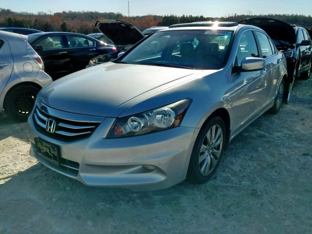 1HGCP3F8XCA001888 - 2012 HONDA ACCORD EXL SILVER photo 2