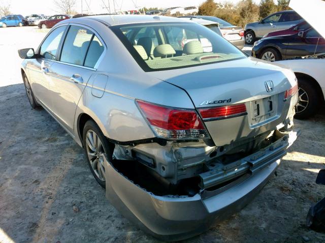 1HGCP3F8XCA001888 - 2012 HONDA ACCORD EXL SILVER photo 3