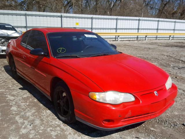 2G1WW12E3Y9206592 - 2000 CHEVROLET MONTE CARL RED photo 1