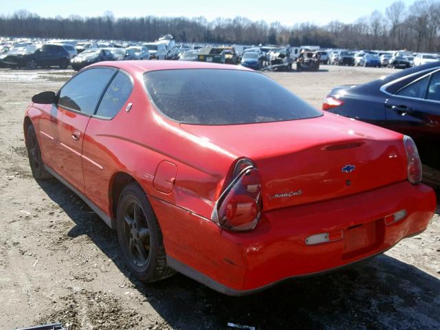 2G1WW12E3Y9206592 - 2000 CHEVROLET MONTE CARL RED photo 3