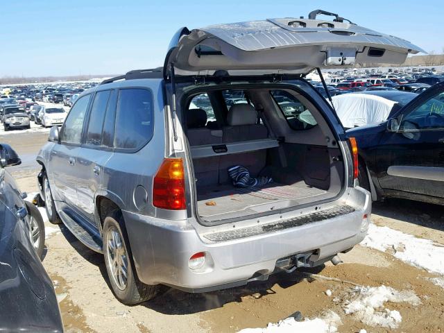 1GKET63M062340457 - 2006 GMC ENVOY DENA SILVER photo 3