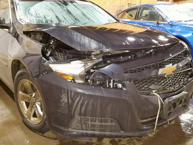 1G11B5SA7DF262014 - 2013 CHEVROLET MALIBU LS BLACK photo 9