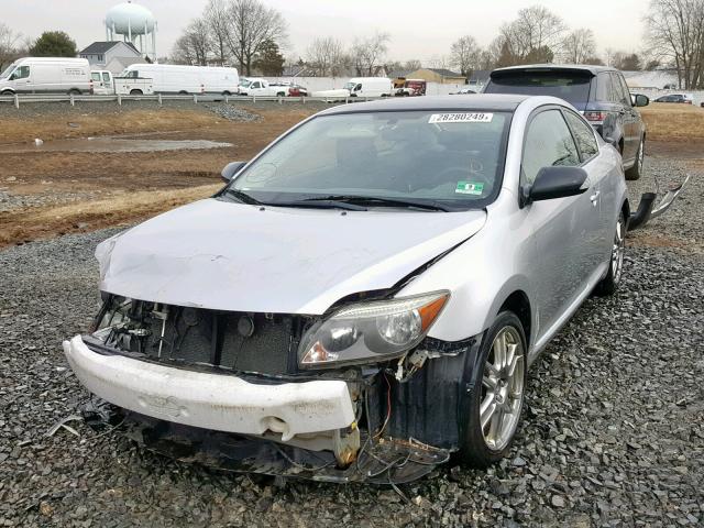 JTKDE167X80225754 - 2008 TOYOTA SCION TC ვერცხლისფერი ფოტო 2