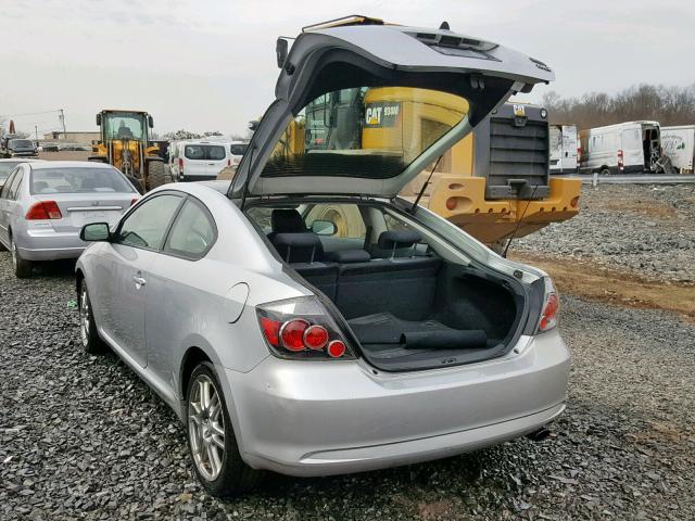 JTKDE167X80225754 - 2008 TOYOTA SCION TC ვერცხლისფერი ფოტო 3