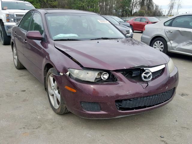 1YVHP80D265M25550 - 2006 MAZDA 6 S BURGUNDY photo 1