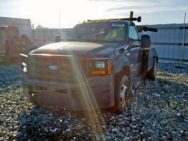 1FDAF56P47EB31266 - 2007 FORD F550 SUPER BLACK photo 2