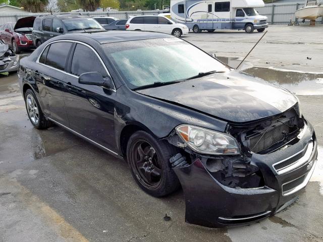 1G1ZC5EB5AF293858 - 2010 CHEVROLET MALIBU 1LT BLACK photo 1