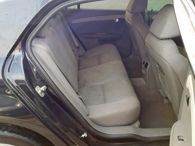 1G1ZC5EB5AF293858 - 2010 CHEVROLET MALIBU 1LT BLACK photo 6