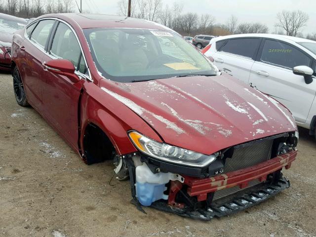 3FA6P0T96GR156690 - 2016 FORD FUSION SE 勃艮第红 照片 1