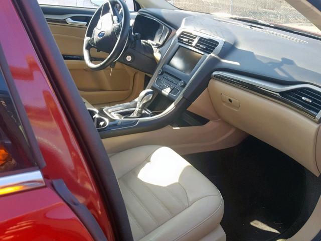 3FA6P0T96GR156690 - 2016 FORD FUSION SE 勃艮第红 照片 5