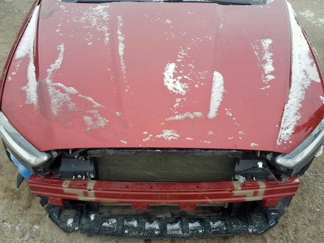 3FA6P0T96GR156690 - 2016 FORD FUSION SE 勃艮第红 照片 7