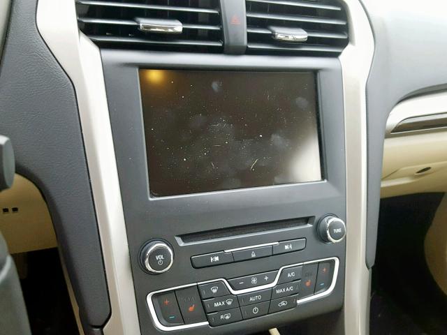 3FA6P0T96GR156690 - 2016 FORD FUSION SE 勃艮第红 照片 9