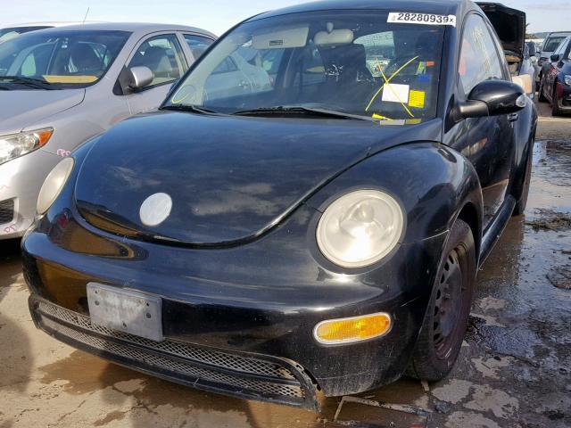 3VWBK31C75M404346 - 2005 VOLKSWAGEN NEW BEETLE BLACK photo 2