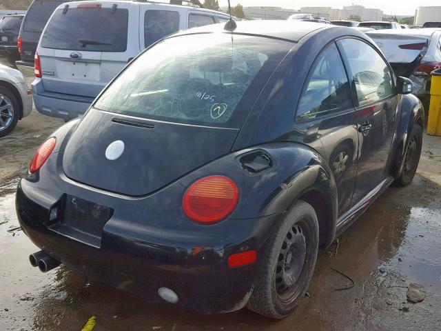 3VWBK31C75M404346 - 2005 VOLKSWAGEN NEW BEETLE BLACK photo 4
