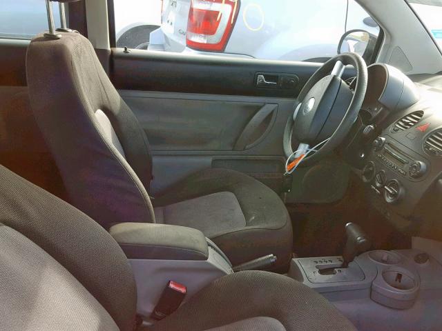 3VWBK31C75M404346 - 2005 VOLKSWAGEN NEW BEETLE BLACK photo 5