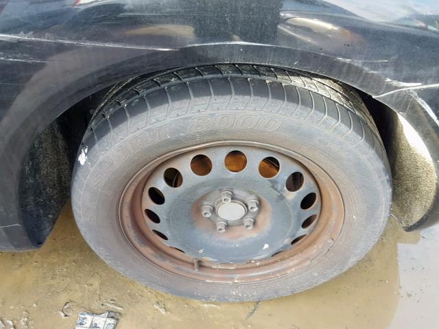 3VWBK31C75M404346 - 2005 VOLKSWAGEN NEW BEETLE BLACK photo 9