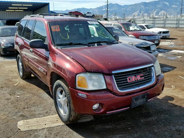 1GKDT13S642410649 - 2004 GMC ENVOY RED photo 1