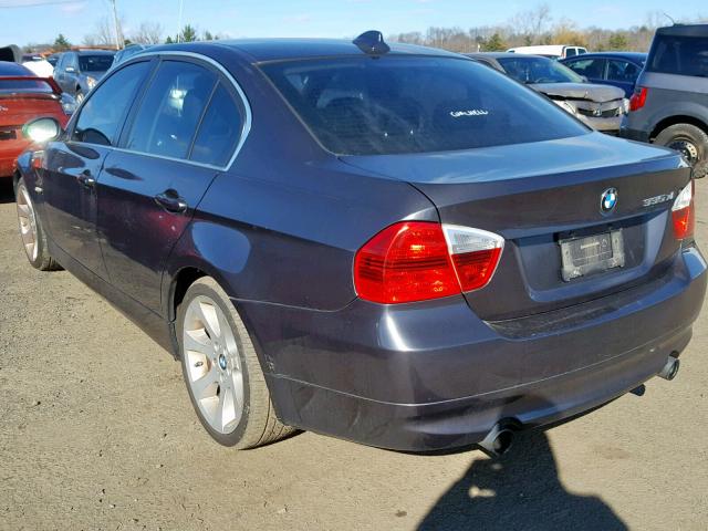 WBAVD53578A010588 - 2008 BMW 335 XI GRAY photo 3