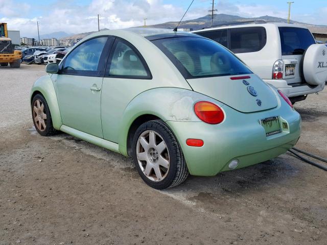 3VWDD21C71M420330 - 2001 VOLKSWAGEN NEW BEETLE 绿色 照片 3