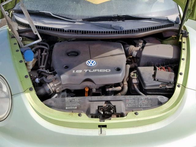 3VWDD21C71M420330 - 2001 VOLKSWAGEN NEW BEETLE 绿色 照片 7