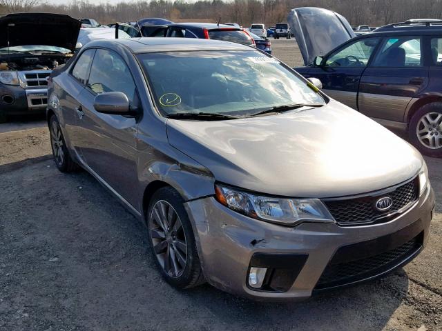 KNAFW6A38B5352783 - 2011 KIA FORTE SX GRAY photo 1